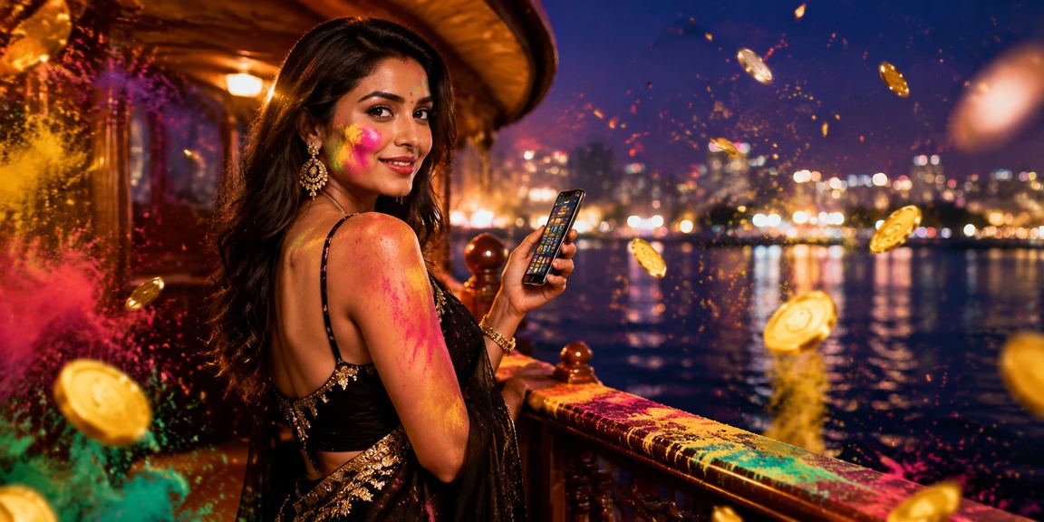 Sports betting bonuses displayed as red envelopes during Holi festival in Kerala
